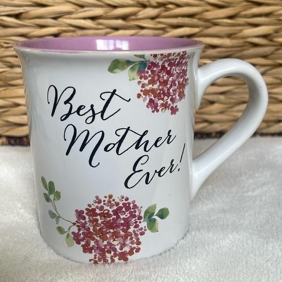 love your mug Other - Love Your Mug 16 Oz “Best Mother Ever” White Pink Purple Mug